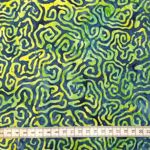 GREEN BLUE Amsterdam Batikstoff aus Indonesien